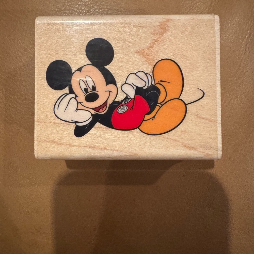 Mickey Mouse Rubber Stamp